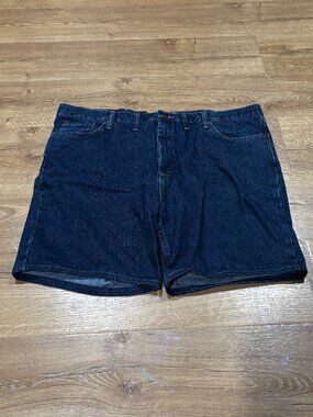 Wrangler Dark Wash Blue Denim Jorts Jean Shorts